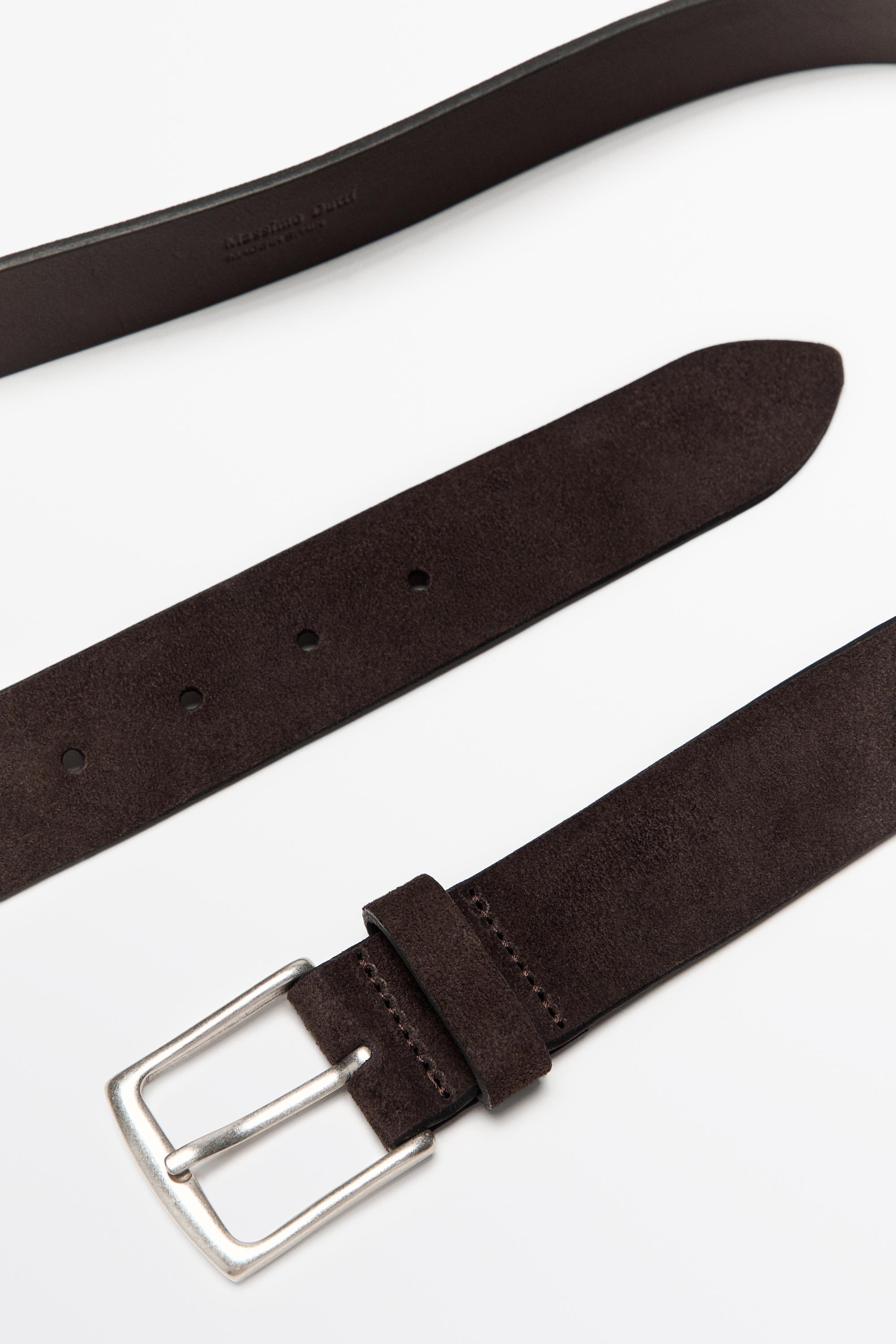 Ceinture en cuir nappa doux